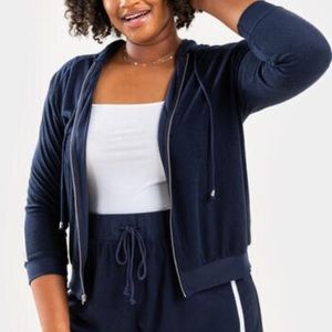 Francesca’s Terry Cloth Hoodie